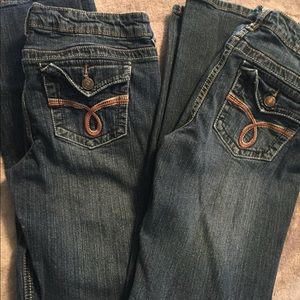 Denim. Rue 21 Sz 7/8 slim boot